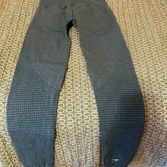 Gymshark Vital Seamless 2.0 Leggings Tahoe Teal Marl - Picture 5 of 5